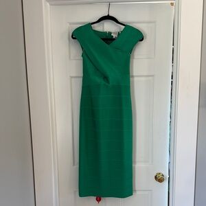 Elegant Herve Leger Green Sleeveless Dress Never Worn